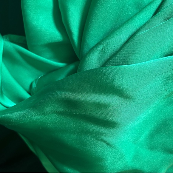 Zara Satin Effect Long Sleeve Button Up Blouse - Picture 11 of 12